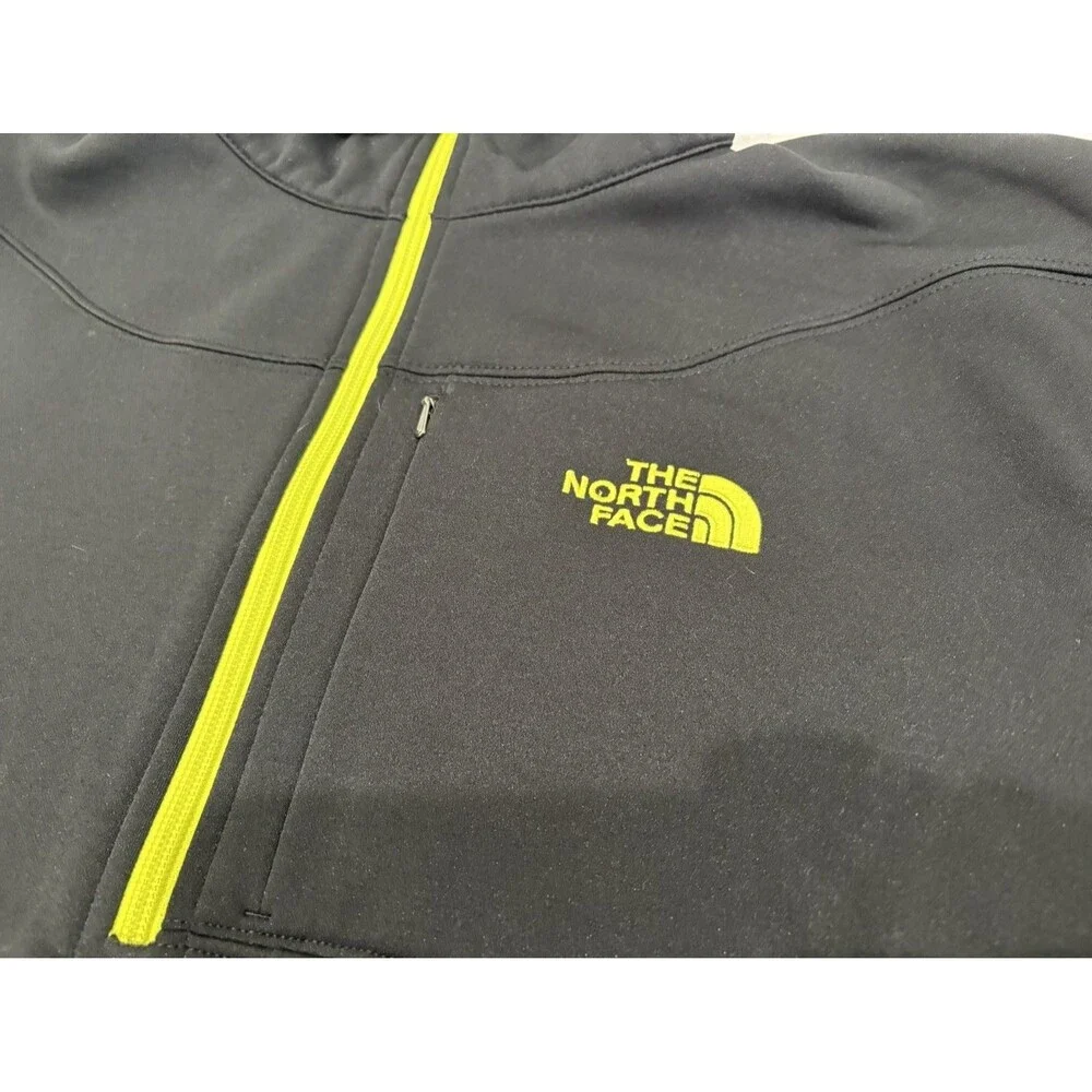 The North Face Mens XXL Quarter Zip Pullover Black Fleece Lined Outdoor